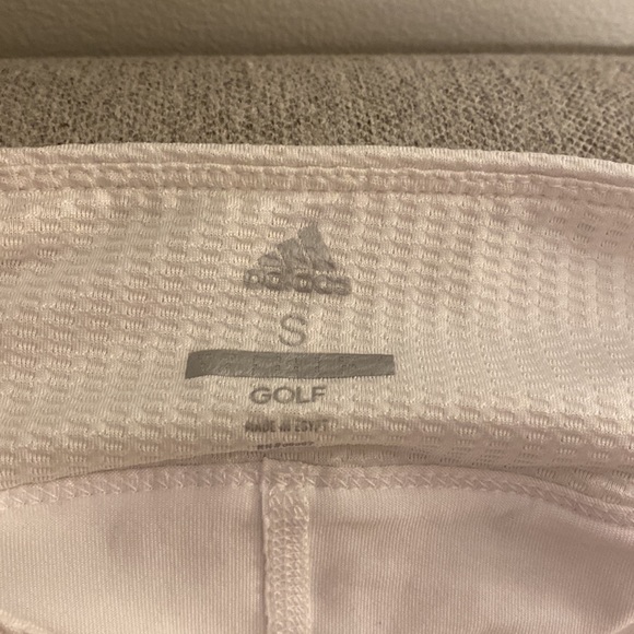 NWT Adidas white golf skort (shorts attached) 2 front pockets, 1 back pocket - Picture 2 of 8